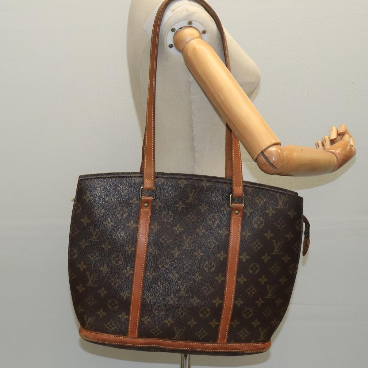 LOUIS VUITTON Monogram Babylone Tote Bag M51102 LV Auth 99100