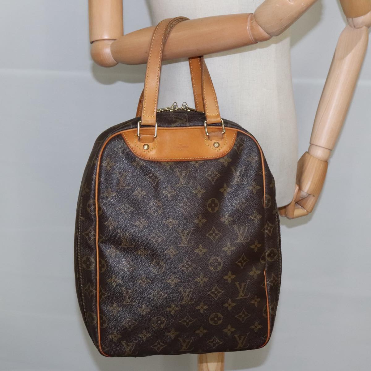 LOUIS VUITTON Monogram Excursion Hand Bag M41450 LV Auth 99104