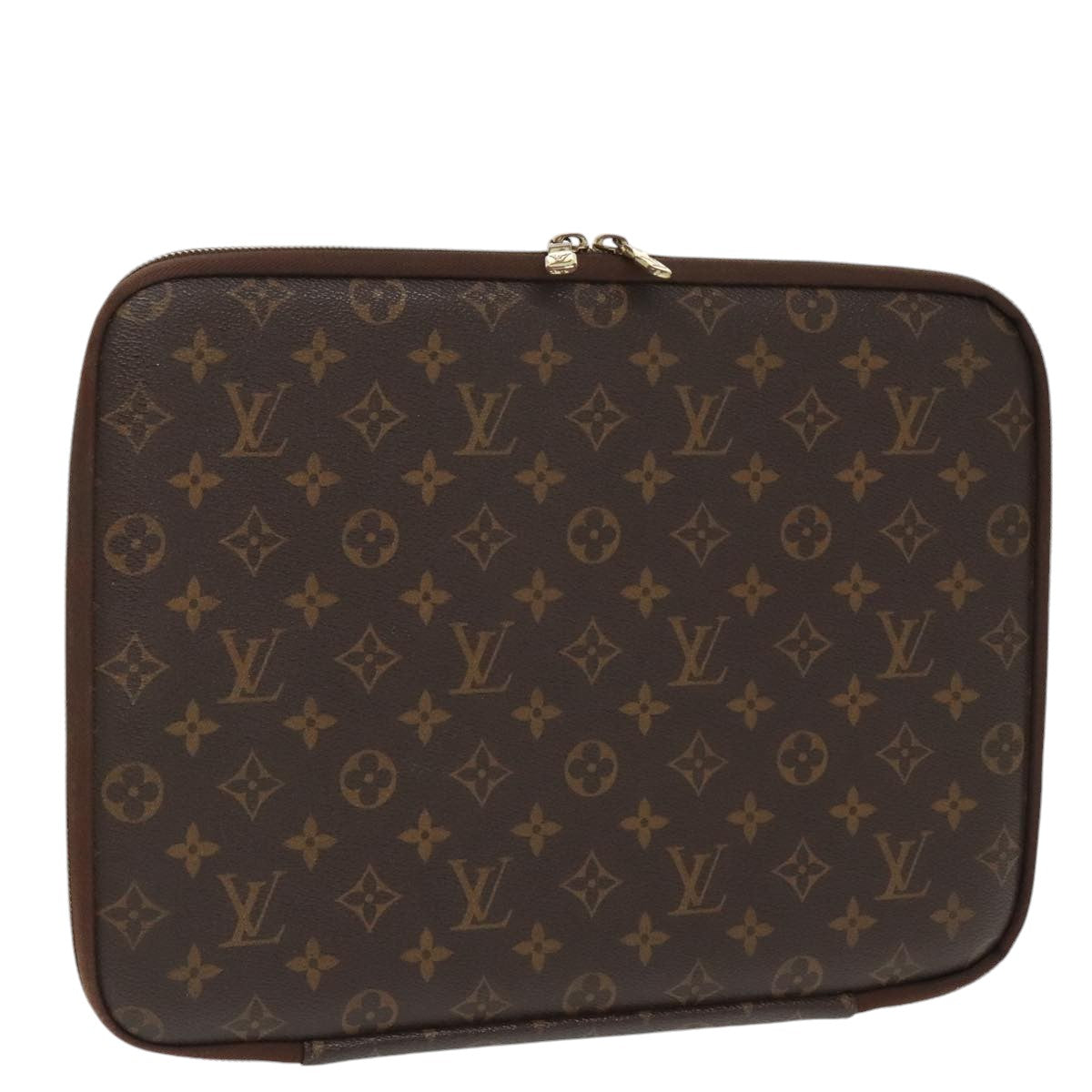 LOUIS VUITTON Monogram Computer Sleeve PM PC Case M56396 LV Auth 99106