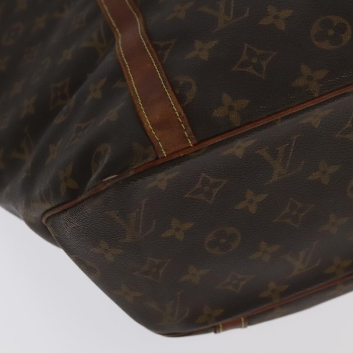 LOUIS VUITTON Monogram Sac Shopping Tote Bag M51108 LV Auth 99111