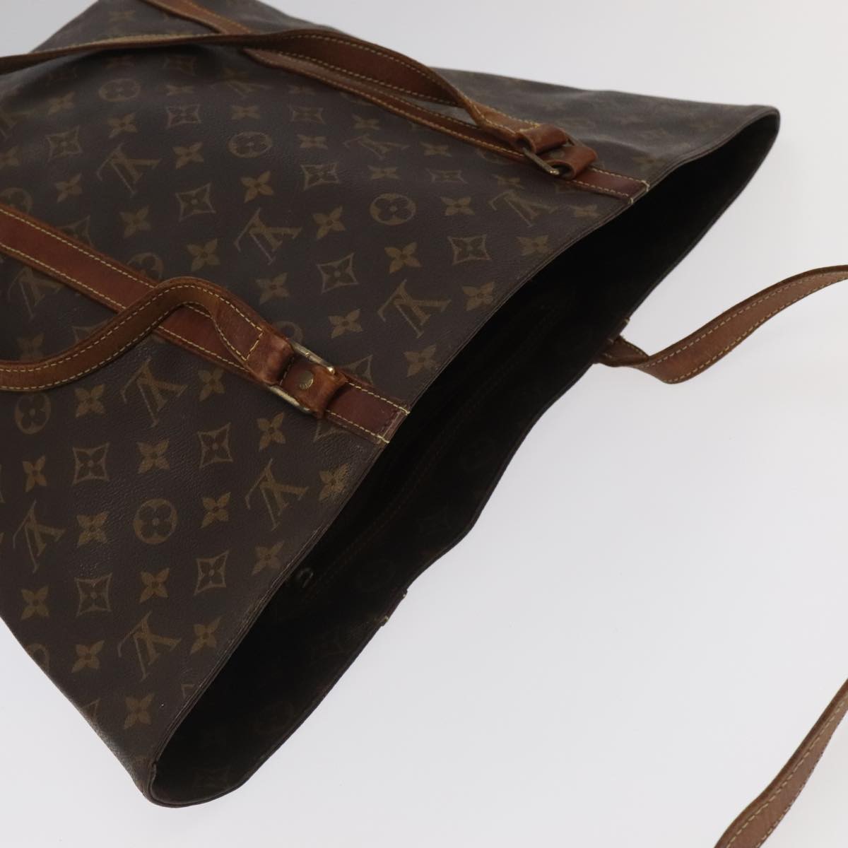 LOUIS VUITTON Monogram Sac Shopping Tote Bag M51108 LV Auth 99111