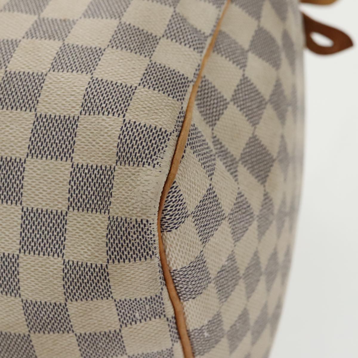 LOUIS VUITTON Damier Azur Speedy 35 Hand Bag N41535 LV Auth 99113