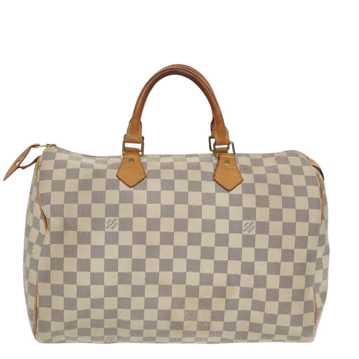 LOUIS VUITTON Damier Azur Speedy 35 Hand Bag N41535 LV Auth 99113 - 0