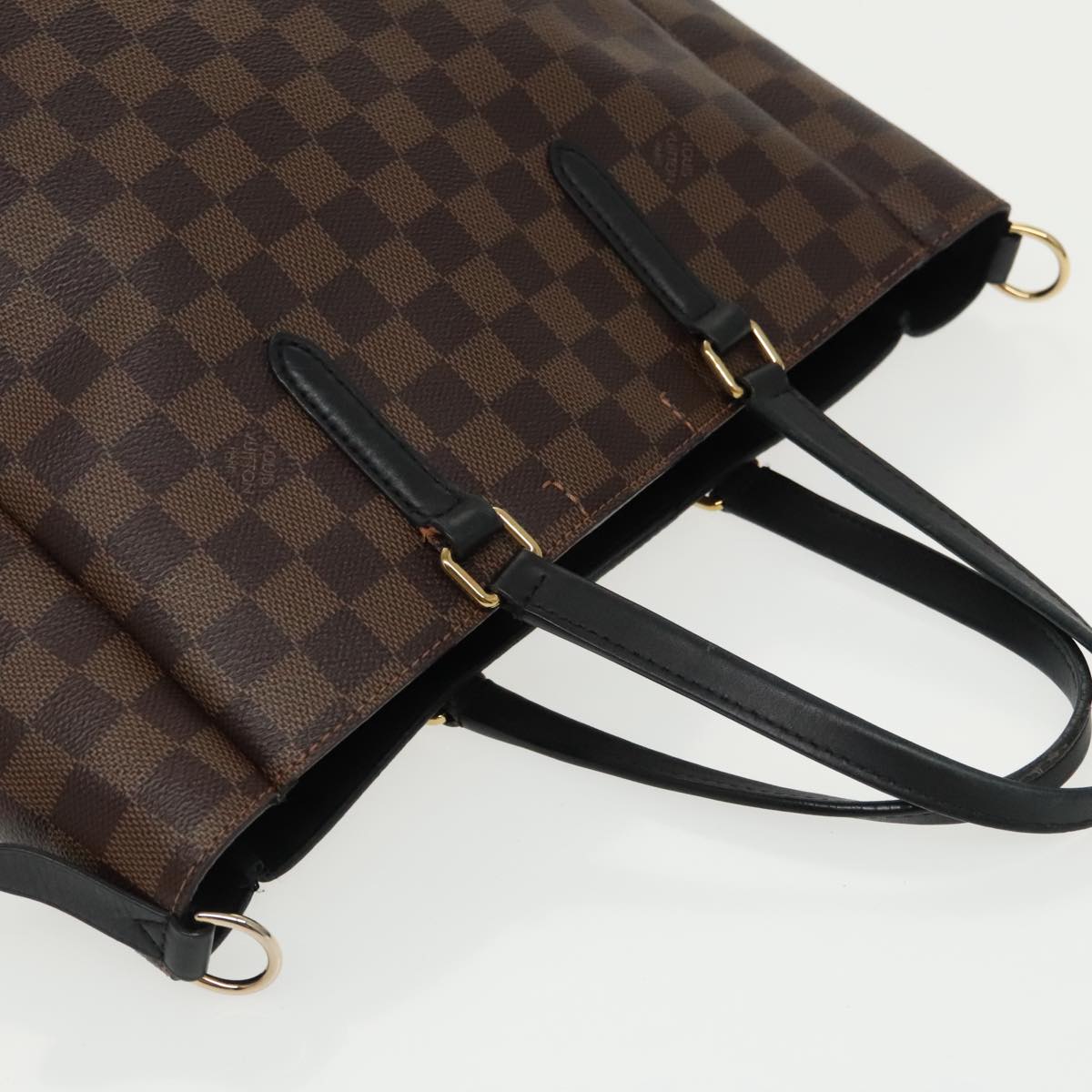 LOUIS VUITTON Damier Ebene Belmont NV MM Tote Bag N60294 LV Auth 99118