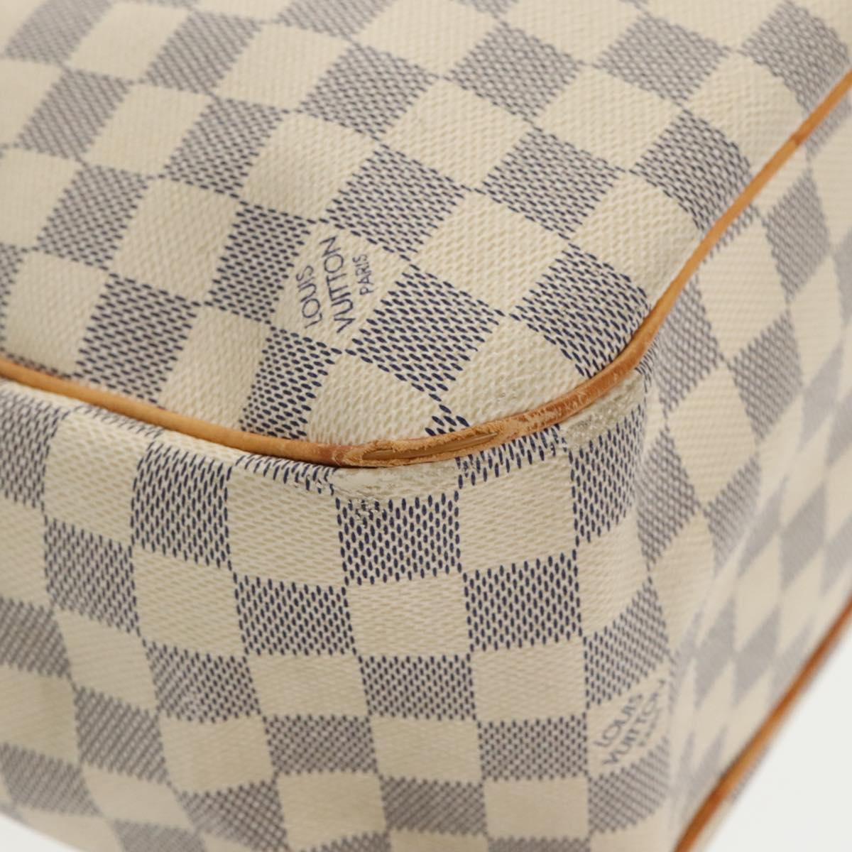 LOUIS VUITTON Damier Azur Batignolles Horizontal Tote Bag N48172 LV Auth 99119