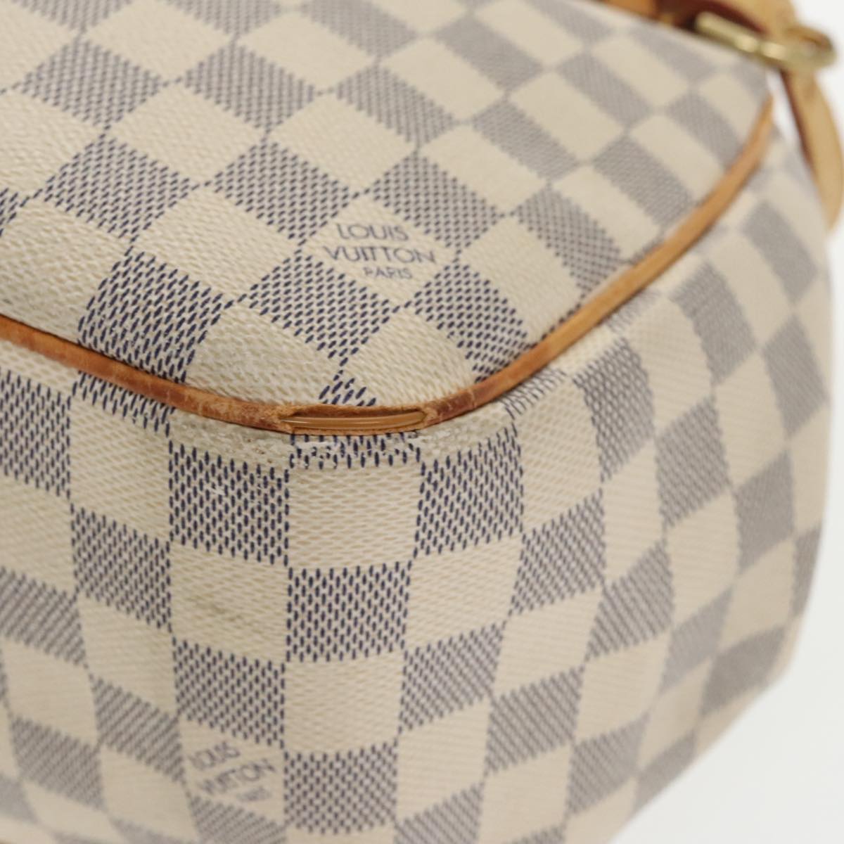 LOUIS VUITTON Damier Azur Batignolles Horizontal Tote Bag N48172 LV Auth 99119