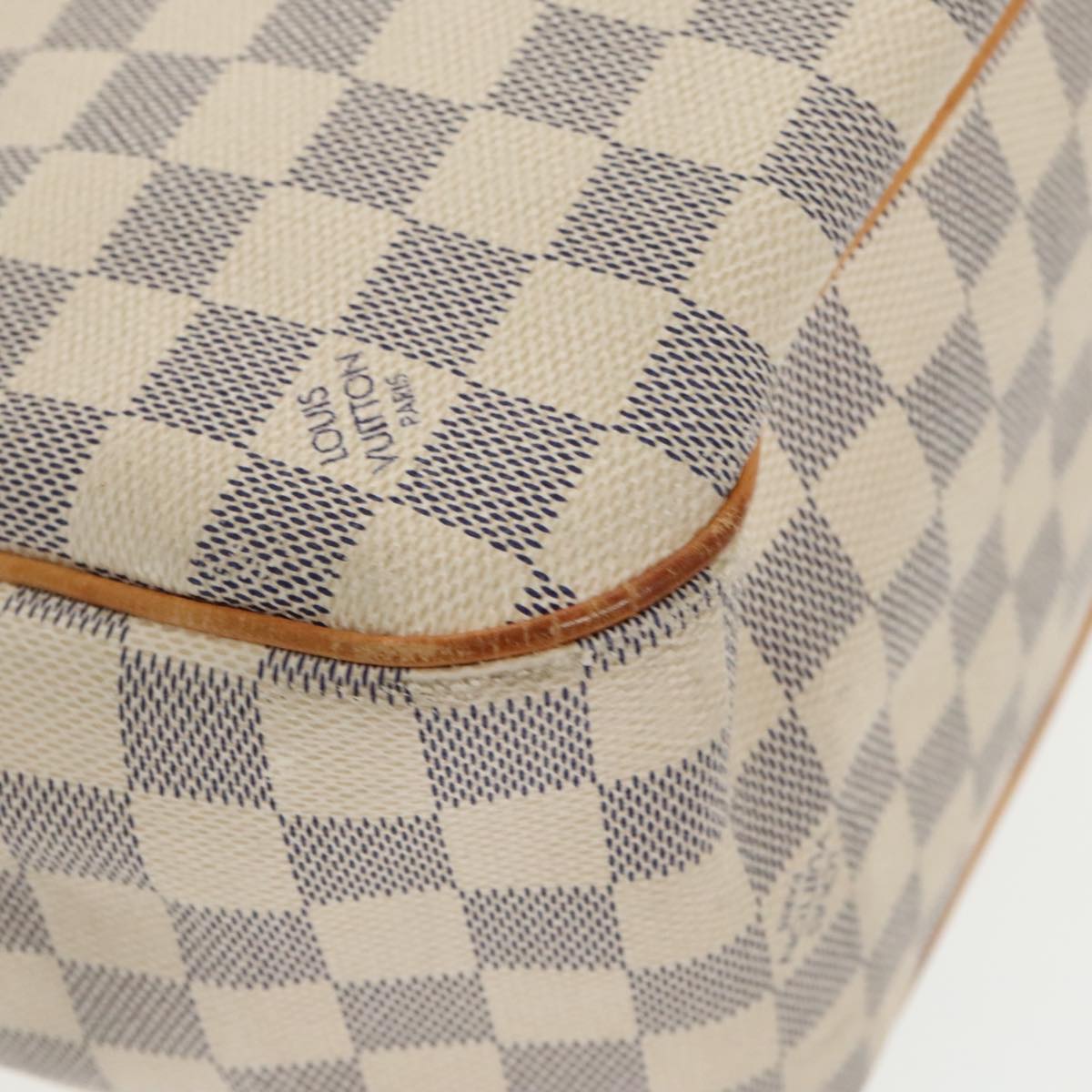 LOUIS VUITTON Damier Azur Batignolles Horizontal Tote Bag N48172 LV Auth 99119