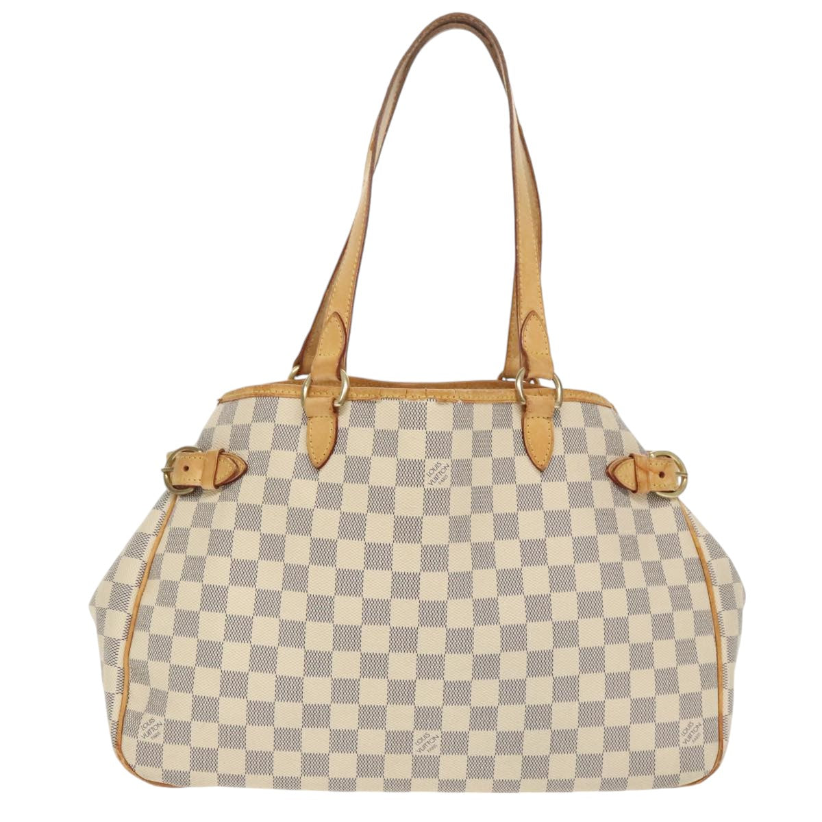 LOUIS VUITTON Damier Azur Batignolles Horizontal Tote Bag N48172 LV Auth 99119