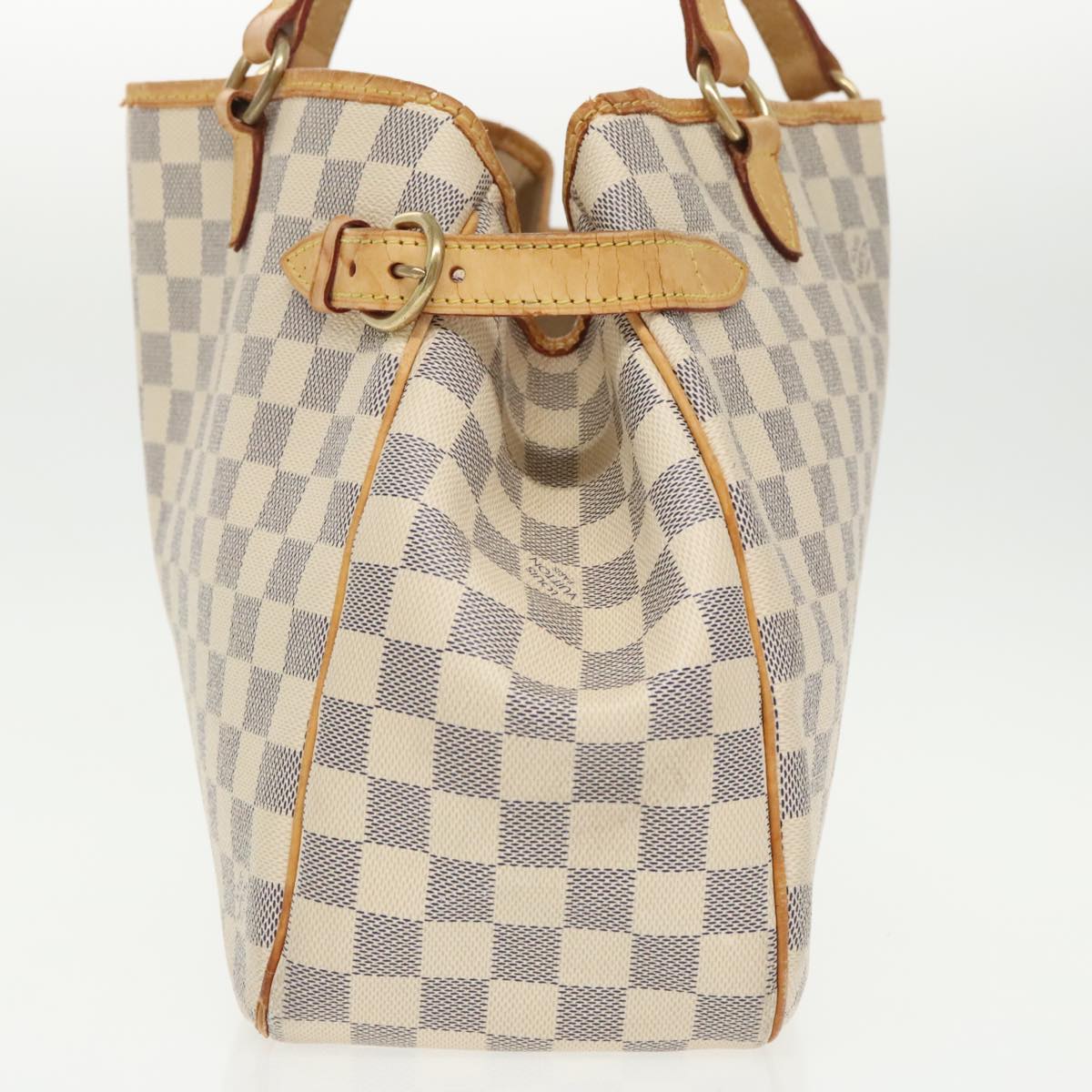 LOUIS VUITTON Damier Azur Batignolles Horizontal Tote Bag N48172 LV Auth 99119