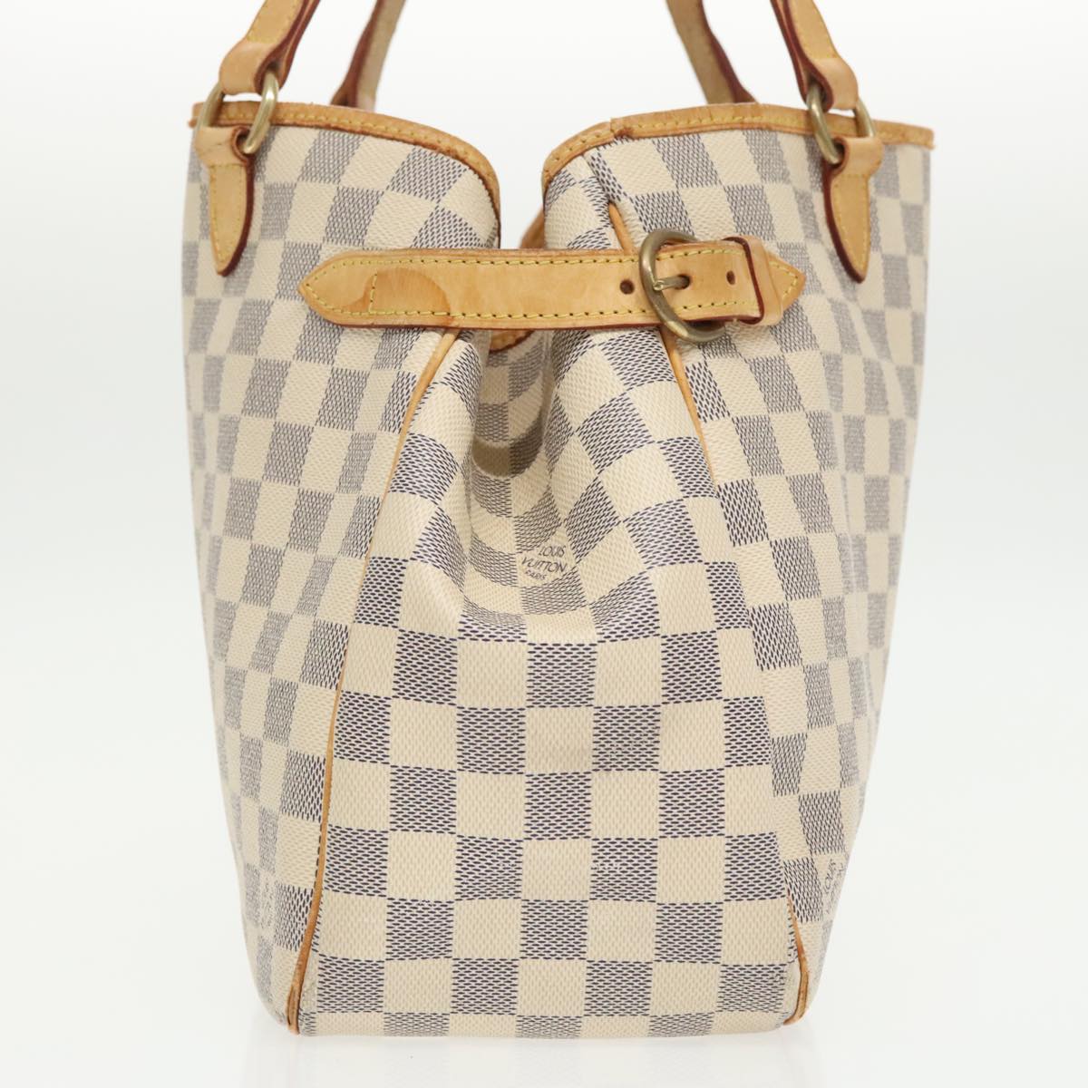 LOUIS VUITTON Damier Azur Batignolles Horizontal Tote Bag N48172 LV Auth 99119