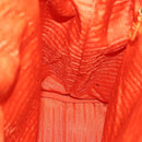 PRADA Hand Bag Nylon Leather 2way Orange Auth 99127-21
