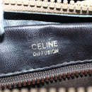 CELINE Macadam Canvas Shoulder Bag Beige Auth 99164-19