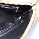 CELINE Macadam Canvas Shoulder Bag Beige Auth 99164-20