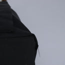 GUCCI Bamboo Hand Bag Nylon 2way Black Silver Auth 99165-9