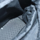 GUCCI Bamboo Hand Bag Nylon 2way Black Silver Auth 99165-18