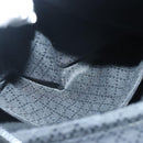 GUCCI Bamboo Hand Bag Nylon 2way Black Silver Auth 99165-20