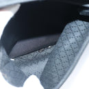 GUCCI Bamboo Hand Bag Nylon 2way Black Silver Auth 99165-11