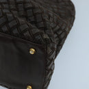 BALLY Hand Bag Leather Brown Auth 99175-10