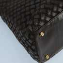 BALLY Hand Bag Leather Brown Auth 99175-11