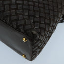 BALLY Hand Bag Leather Brown Auth 99175-12