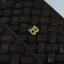 BALLY Hand Bag Leather Brown Auth 99175-14