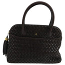 BALLY Hand Bag Leather Brown Auth 99175-2