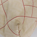 FENDI Zucca Canvas Chain Tote Bag Beige Auth 99179-9