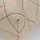 FENDI Zucca Canvas Chain Tote Bag Beige Auth 99179-14