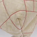 FENDI Zucca Canvas Chain Tote Bag Beige Auth 99179-15