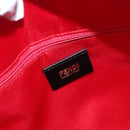 FENDI Zucca Canvas Chain Tote Bag Beige Auth 99179-17