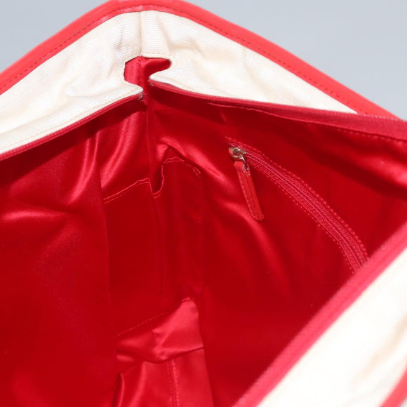 FENDI Zucca Canvas Chain Tote Bag Beige Auth 99179