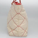 FENDI Zucca Canvas Chain Tote Bag Beige Auth 99179-4