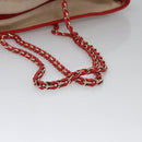 FENDI Zucca Canvas Chain Tote Bag Beige Auth 99179-7