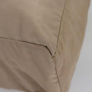 PRADA Hand Bag Nylon Beige Auth 99182-14