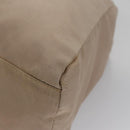 PRADA Hand Bag Nylon Beige Auth 99182-15