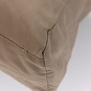 PRADA Hand Bag Nylon Beige Auth 99182-9