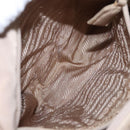 PRADA Handtasche Nylon Beige Auth 99182-25