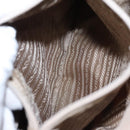 PRADA Hand Bag Nylon Beige Auth 99182-27