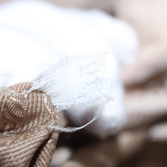 PRADA Hand Bag Nylon Beige Auth 99182