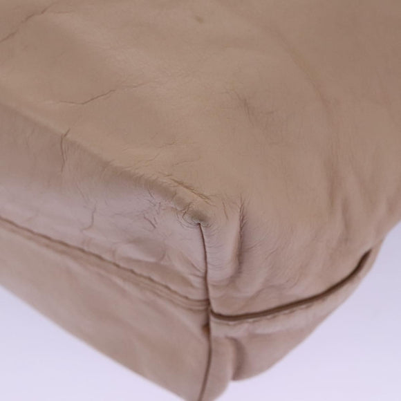 PRADA Hand Bag Leather Pink Auth 99198