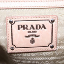 PRADA Hand Bag Leather Pink Auth 99198-16