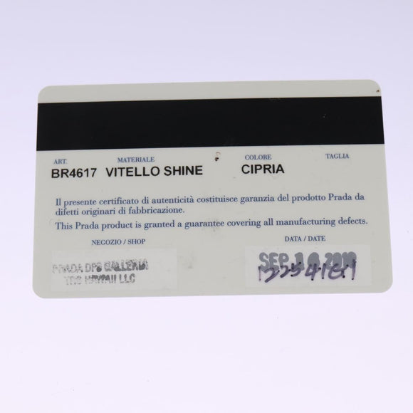 PRADA Hand Bag Leather Pink Auth 99198