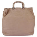PRADA Hand Bag Leather Pink Auth 99198-3