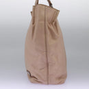 PRADA Hand Bag Leather Pink Auth 99198-4