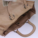 PRADA Hand Bag Leather Pink Auth 99198-6