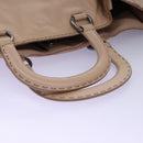 PRADA Hand Bag Leather Pink Auth 99198-7