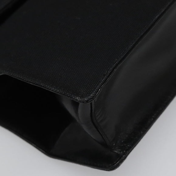 PRADA Shoulder Bag Canvas Black Auth 99211