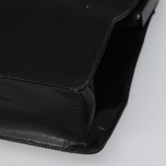 PRADA Shoulder Bag Canvas Black Auth 99211