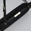 PRADA Shoulder Bag Canvas Black Auth 99211-6