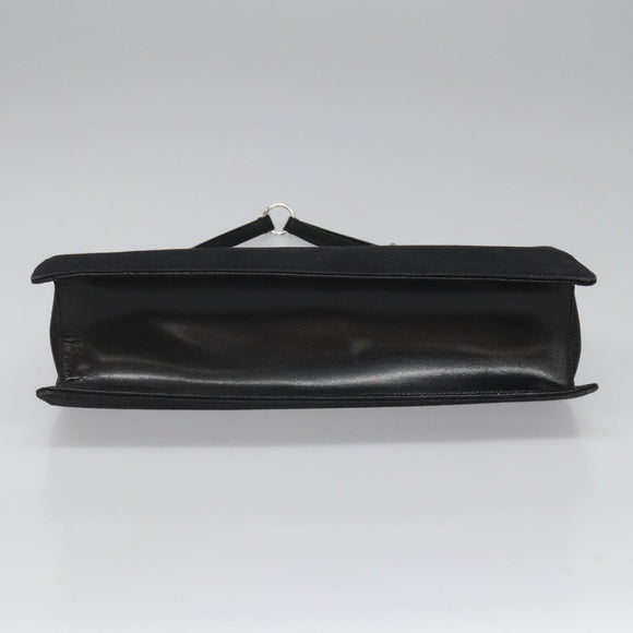 PRADA Shoulder Bag Canvas Black Auth 99211